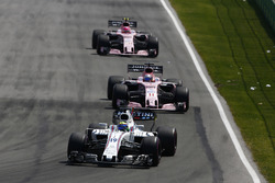 Felipe Massa, Williams FW40, Sergio Perez, Sahara Force India F1 VJM10, Esteban Ocon, Sahara Force I