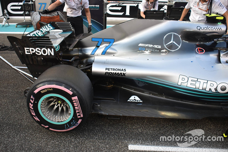 La voiture de Valtteri Bottas, Mercedes AMG F1