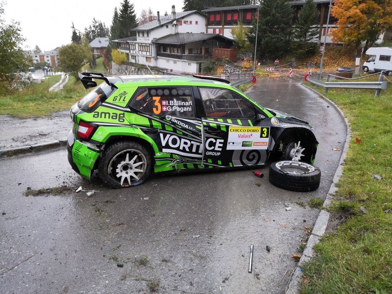 Ivan Ballinari, Giusva Pagani, Skoda Fabia R5, Lugano Racing Team