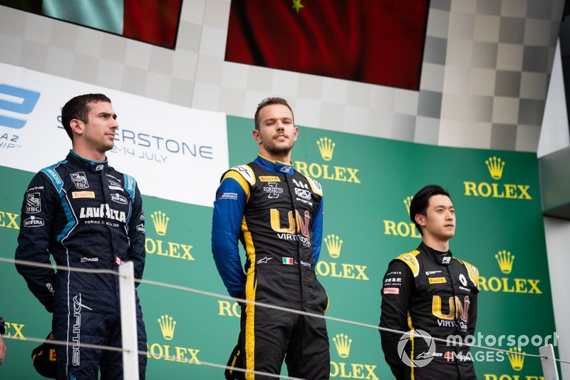 Luca Ghiotto, UNI Virtuosi Racing Nicholas Latifi, Dams and Guanyu Zhou, UNI Virtuosi Racing