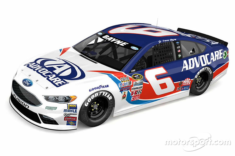 Throwback-Design von Trevor Bayne, Roush Fenway Racing, Ford