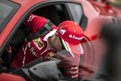 Kimi Raikkonen, Ferrari arrives in the Ferrari F12berlinetta