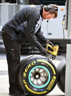 Pirelli engineers and Pirelli tyres