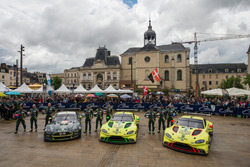 #98 Aston Martin Racing Aston Martin Vantage: Paul Dalla Lana, Pedro Lamy, Mathias Lauda, #97 Aston Martin Racing Aston Martin Vantage AMR: Alex Lynn, Maxime Martin, Jonathan Adams, #95 Aston Martin Racing Aston Martin Vantage AMR: Marco Sorensen, Nicki T