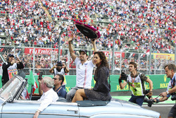 Sergio Perez, Force India, in the drivers parade