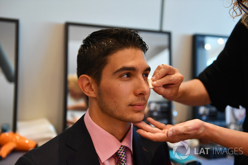 Esteban Ocon, Force India F1 en maquillaje