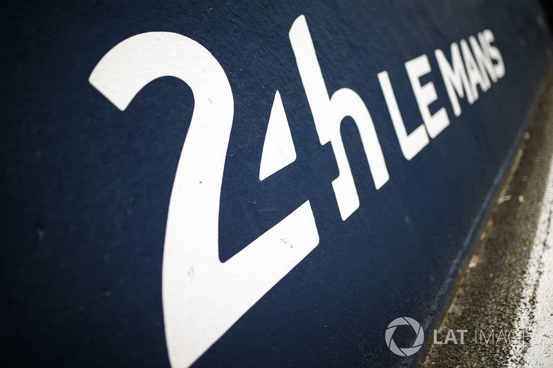The Le Mans pit lane