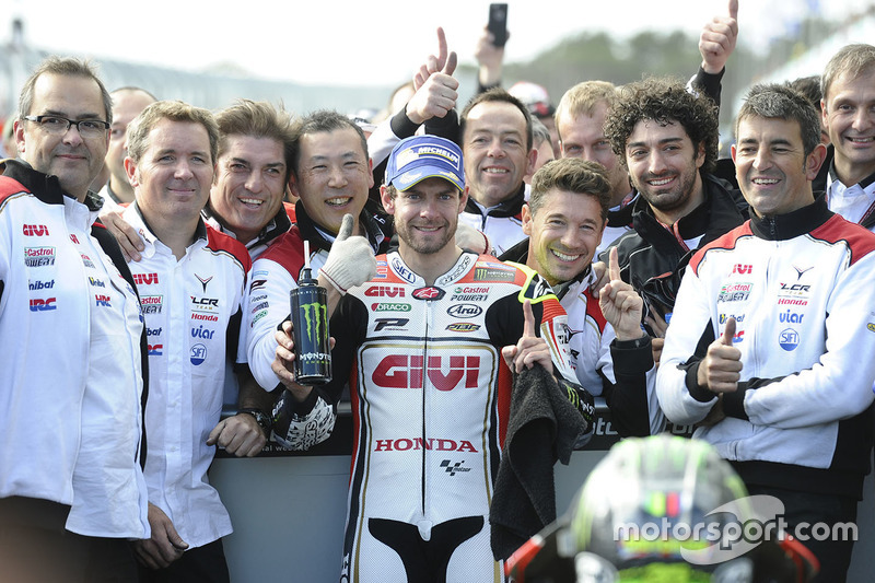 Переможець гонки Кел Кратчлоу, Team LCR Honda