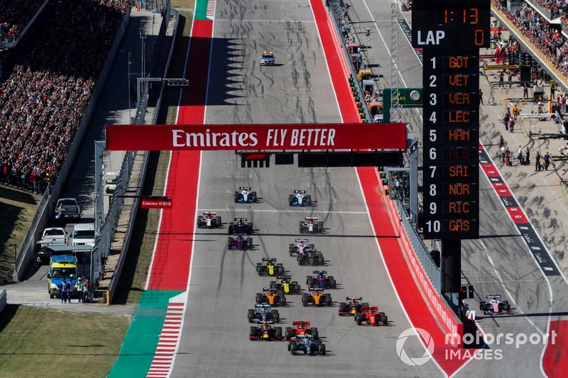 The US GP, where Hamilton needed an eighth-place finish to be champion
