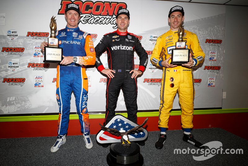 Podium: 1.Will Power, 2. Scott Dixon, 3. Simon Pagenaud