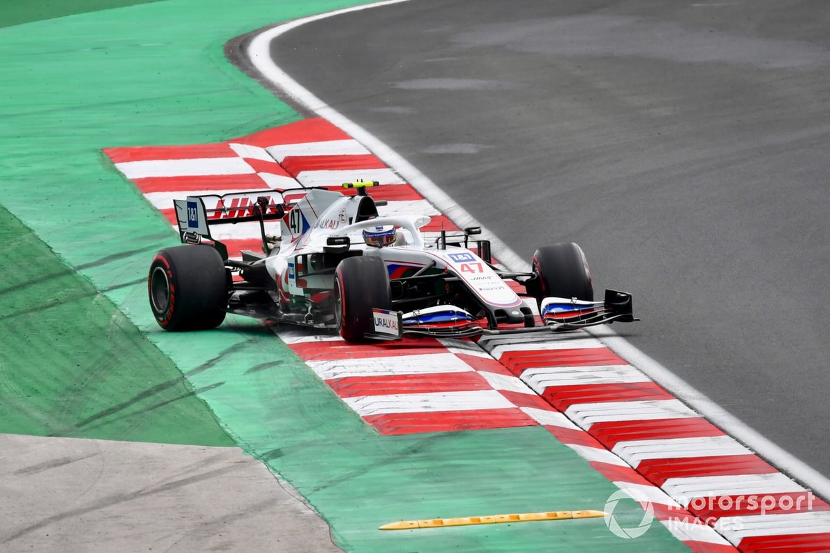 Mick Schumacher, Haas VF-21, fuori pista