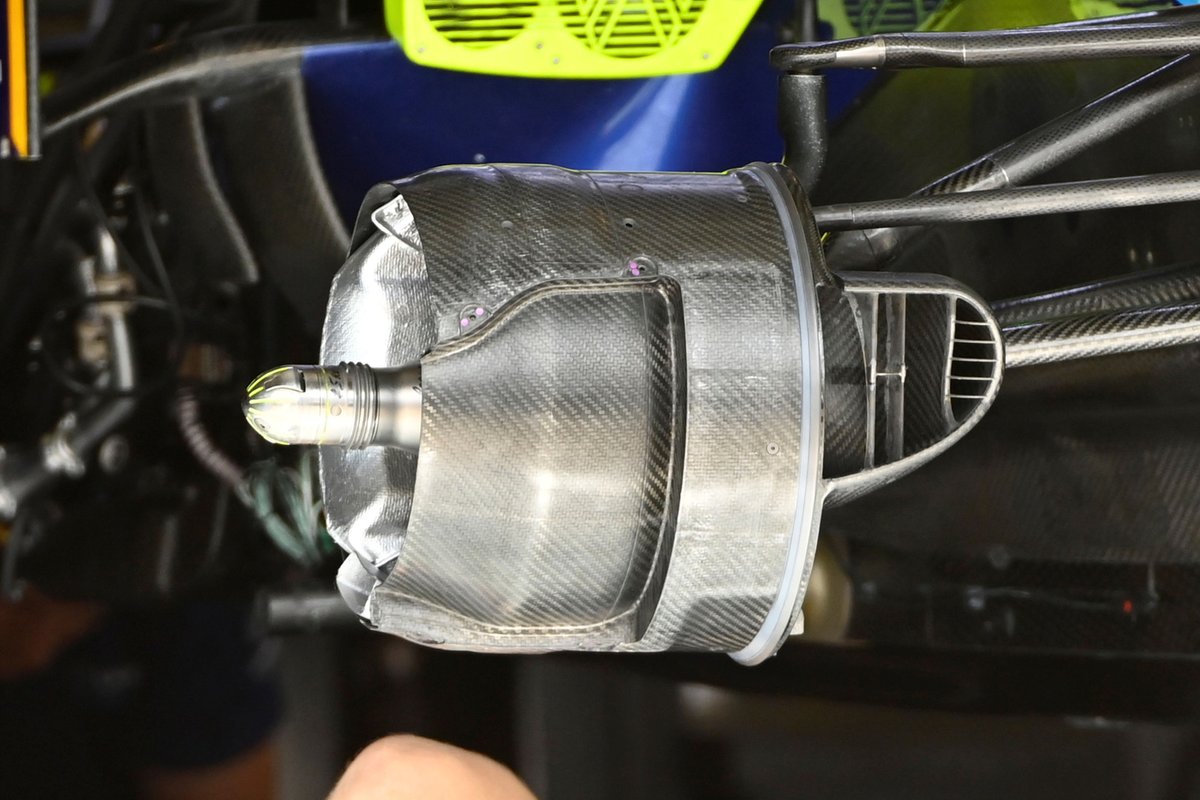 Detalle del tambor de freno Williams FW43B