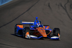Scott Dixon, Chip Ganassi Racing Honda test aeroscreen