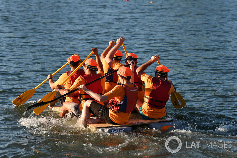 McLaren at the raft race