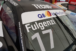 Dettaglio della Porsche 911 GT3 Cup di Enrico Fulgenzi, Ghinzani Arco Motorsport