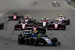 Lando Norris, Carlin, at the start