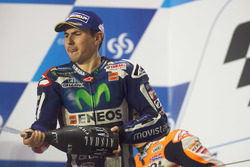 Podium: winnaar Jorge Lorenzo, Yamaha Factory Racing