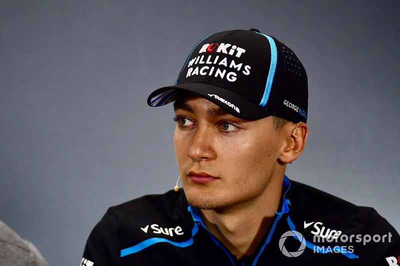 George Russell, Williams Racing, en conférence de presse