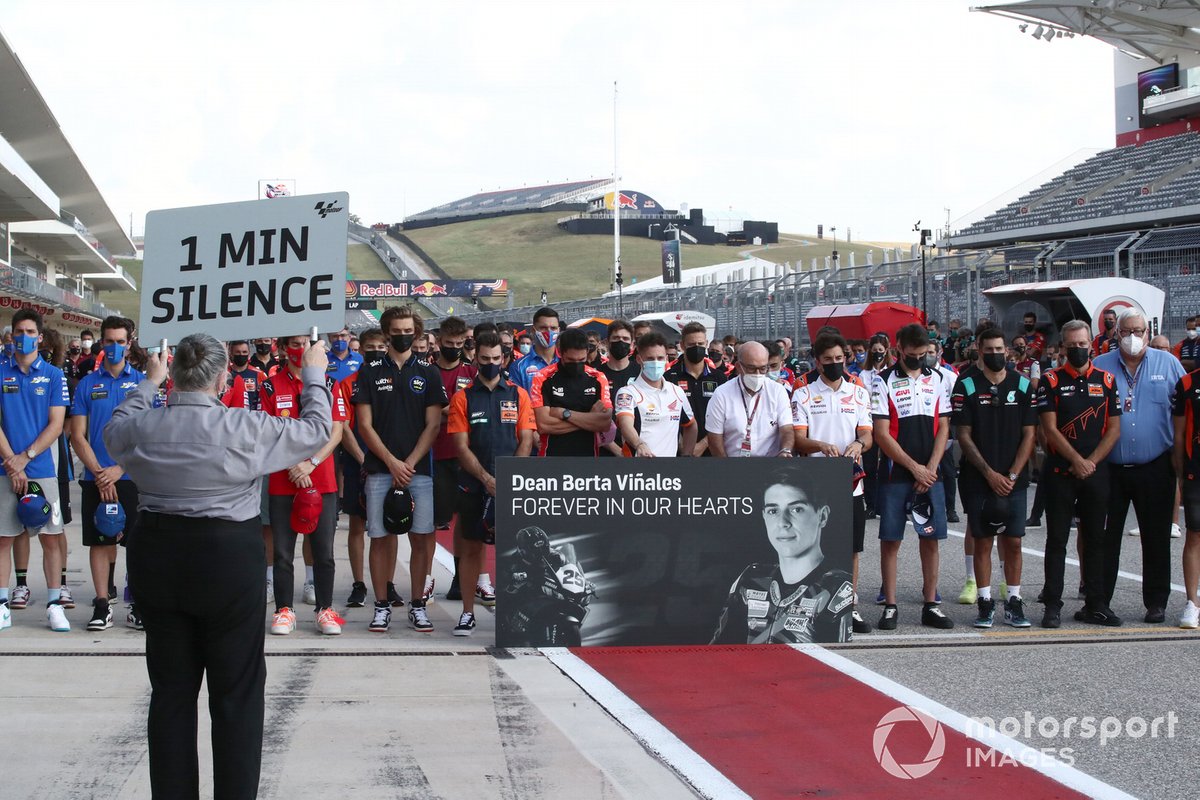 MotoGP memberi penghormatan kepada pembalap WorldSSP300 Dean Berta Vinales