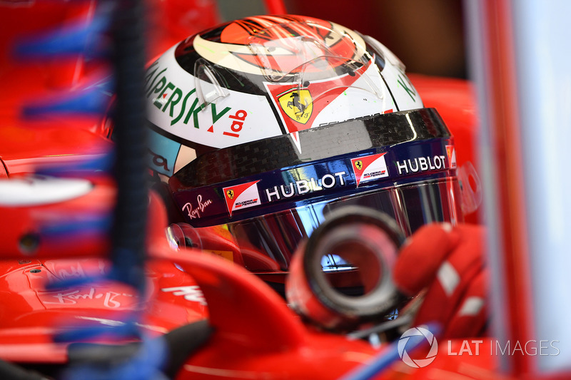 Kimi Raikkonen, Ferrari SF70H ventilador de enfriamiento