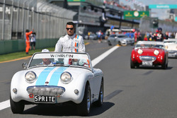 Pascal Wehrlein, Manor Racing, bei der Fahrerparade