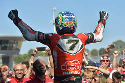 Ganador de la carrera Chaz Davies, Ducati Team