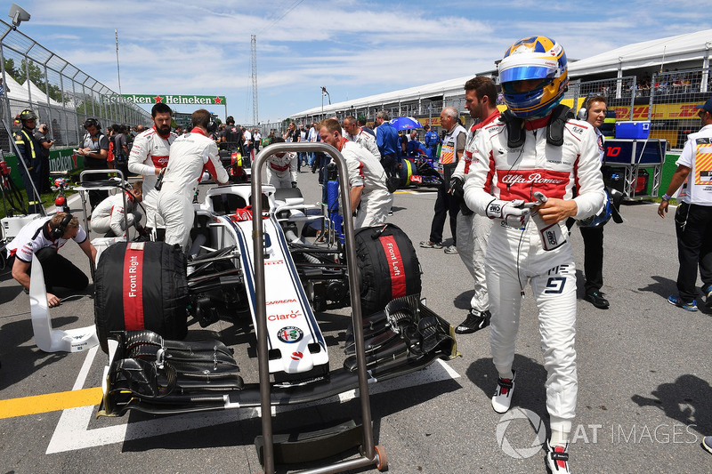 Marcus Ericsson, Sauber on the grid