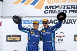 Winners Renger van der Zande, Marc Goossens, Visit Florida Racing