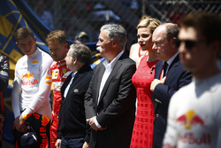 Макс Ферстаппен, Red Bull, Себастьян Феттель, Ferrari, президент FIA Жан Тодт, керівник Ф1, Князь Мо