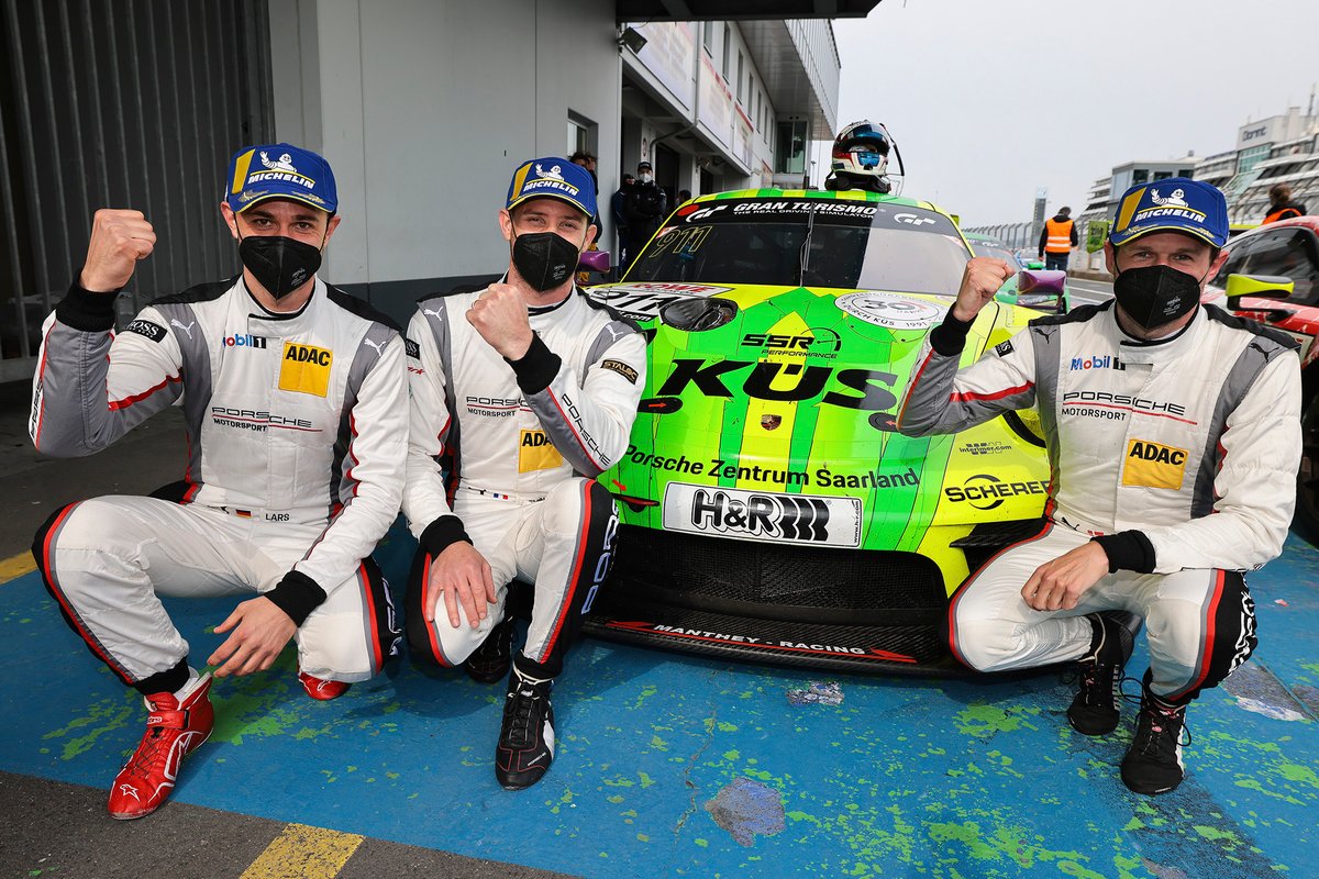 #911 Manthey Racing Porsche 911 GT3 R: Michael Christensen, Kevin Estre, Lars Kern