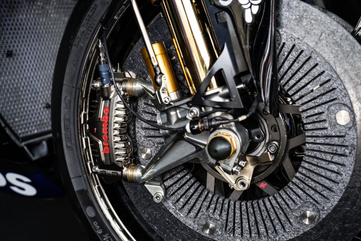 il disco freno Brembo maggiorato di MotoGP da 355 mm