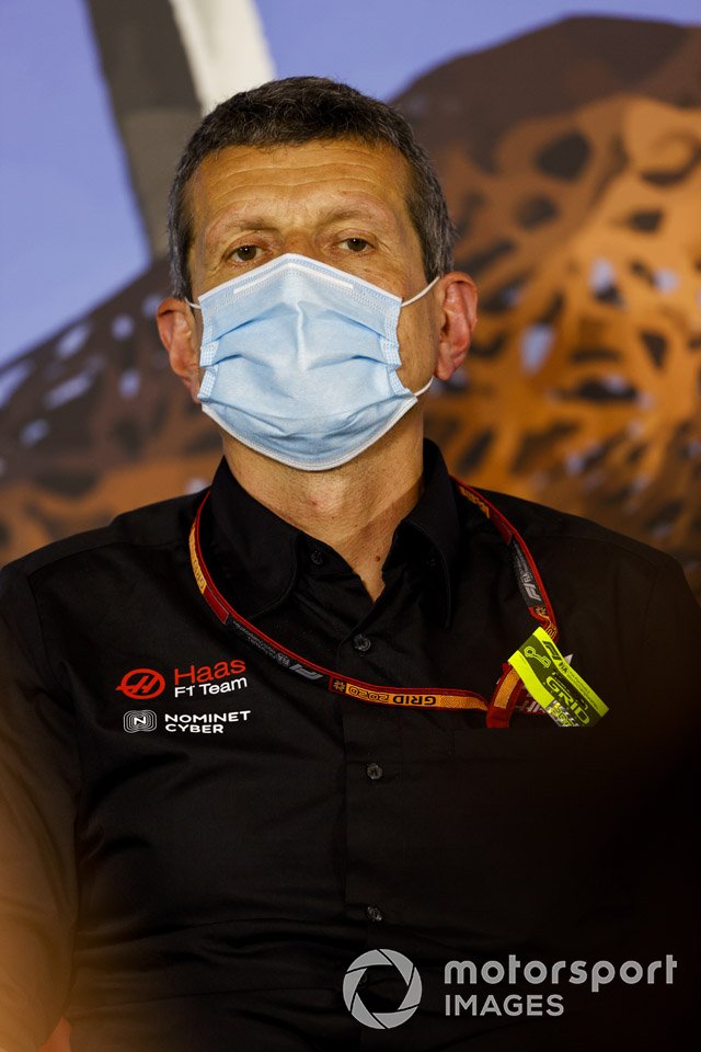 Guenther Steiner, Team Principal, Haas F1 in the press conference