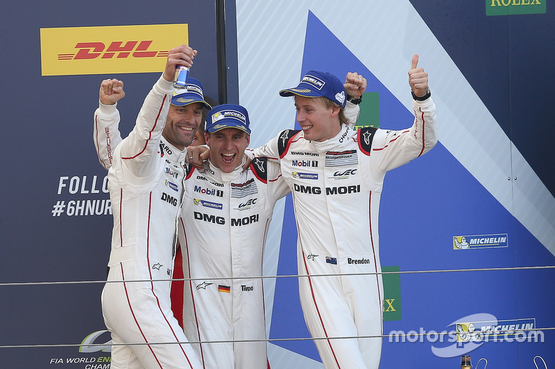 Timo Bernhard, Mark Webber, Brendon Hartley
