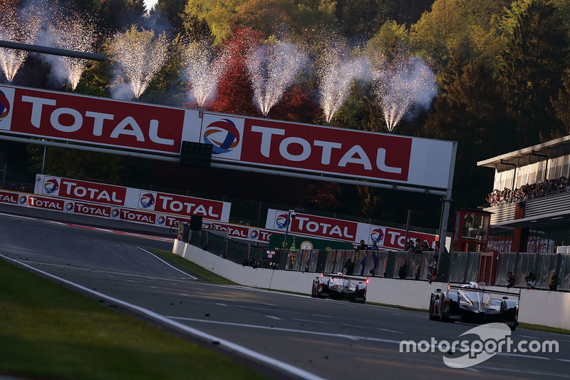 Ganadores #8 Toyota Gazoo Racing Toyota TS050: Sébastien Buemi, Kazuki Nakajima, Fernando Alonso, segundos #7 Toyota Gazoo Racing Toyota TS050: Mike Conway, Jose Maria Lopez, Kamui Kobayashi
