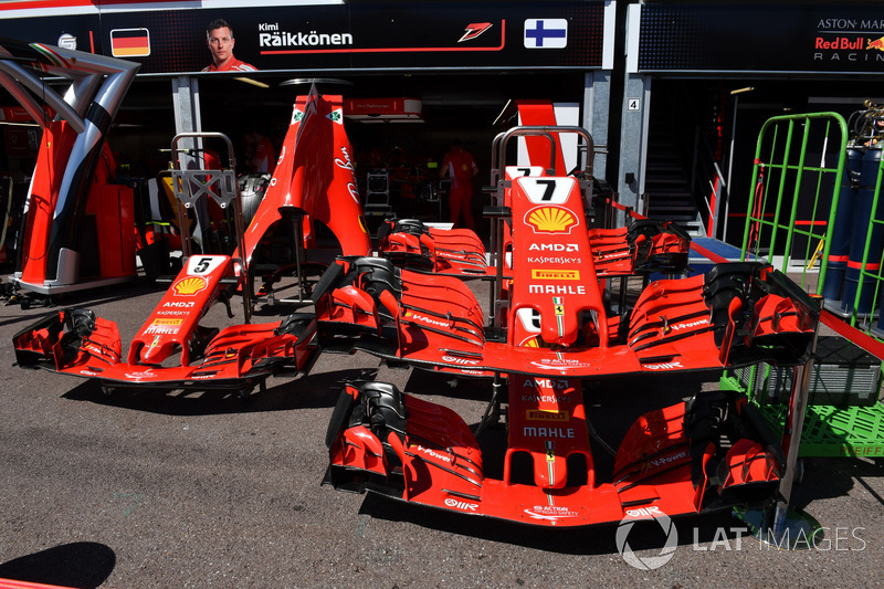 Nez et ailerons avant Ferrari SF71H