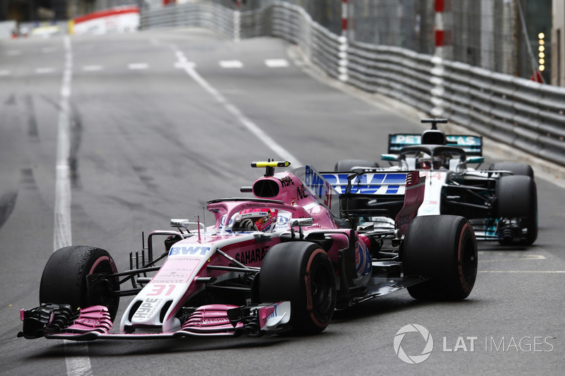 Естебан Окон, Force India VJM11, Льюіс Хемілтон, Mercedes AMG F1 W09