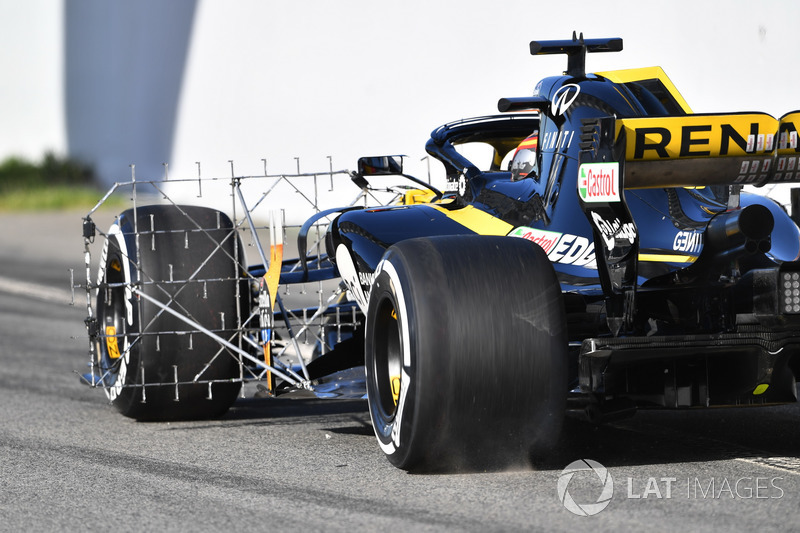 Карлос Сайнс., Renault Sport F1 Team R.S. 18 з аеро-сенсорами