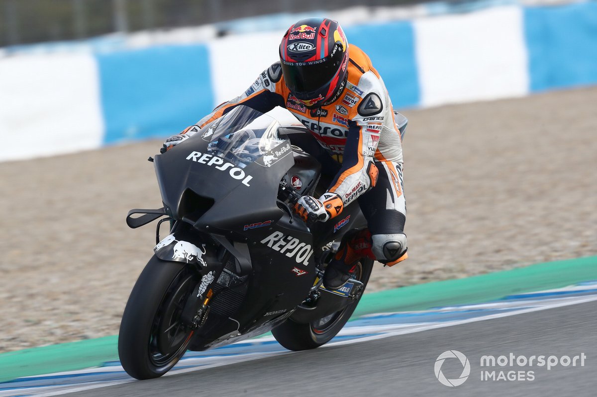 Stefan Bradl, Repsol Honda Team. Prototipe Honda RC213V sudah beberapa kali dilihat publik untuk menjalani tes.