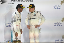 Podium: second place Lewis Hamilton, Mercedes AMG F1, third place Valtteri Bottas, Mercedes AMG F1