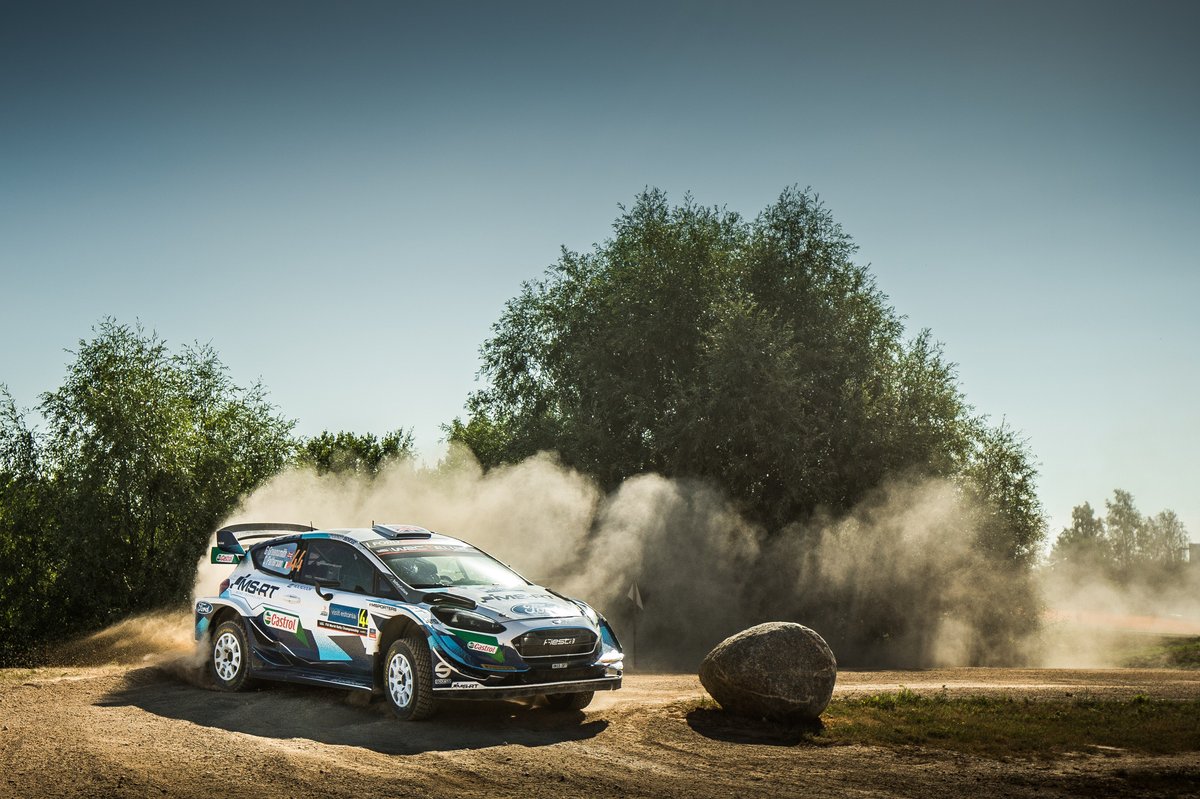 Gus Greensmith, Chris Patterson, M-Sport Ford WRT Ford Fiesta WRC