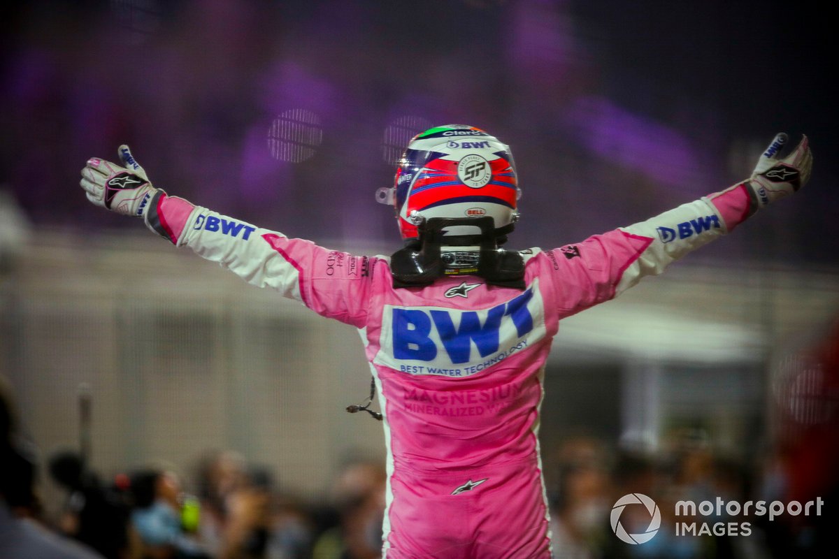 Победитель гонки Серхио Перес, Racing Point
