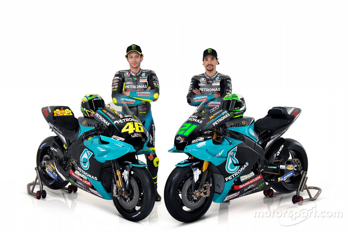 Valentino Rossi, Petronas Yamaha SRT, Franco Morbidelli, Petronas Yamaha SRT.