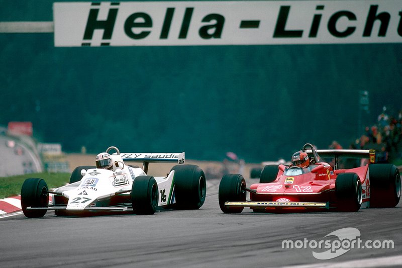 Alan Jones, Williams et Gilles Villeneuve, Ferrari