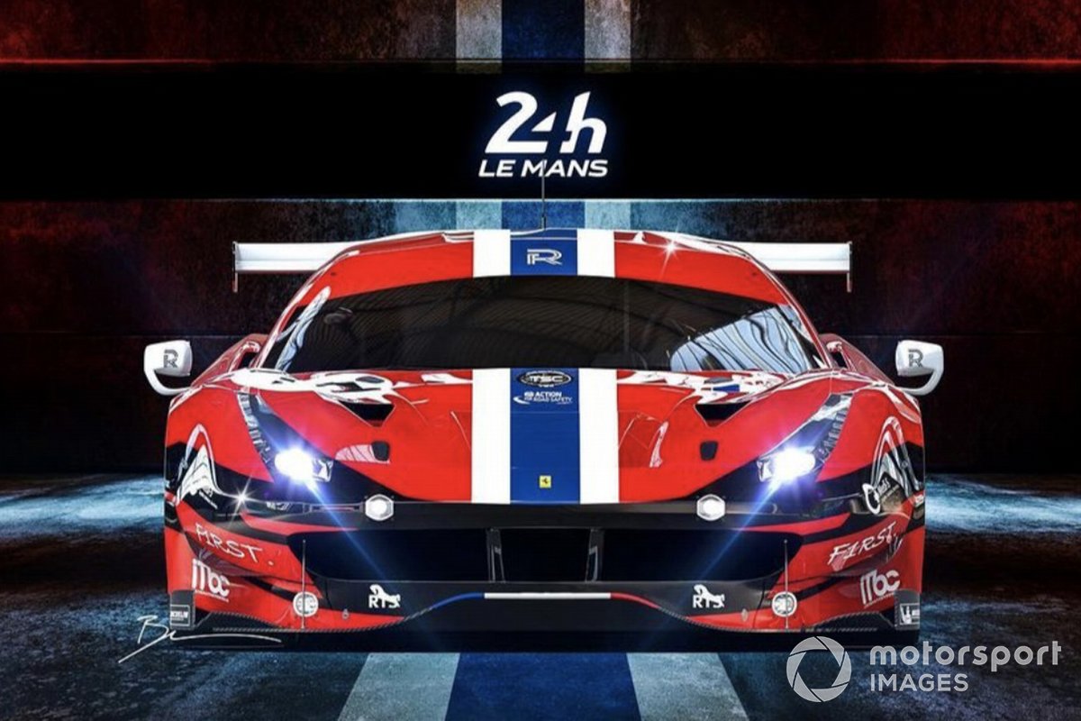 #71 AF Corse, Ferrari 488 GTE Evo: Franck Dezoteux, Pierre Ragues