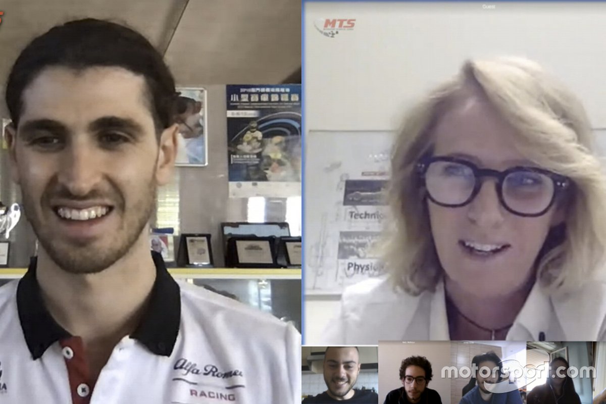 Antonio Giovinazzi e Eugenia Capanna della MTS