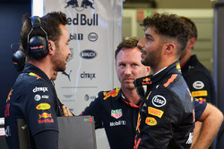 Christian Horner, Red Bull Racing Takım Patronu ve Daniel Ricciardo, Red Bull Racing