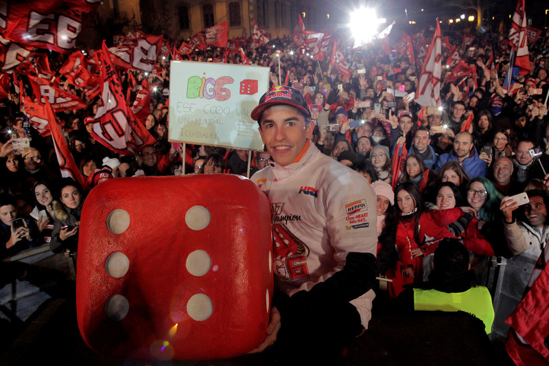 Marc Márquez viert zijn titel
