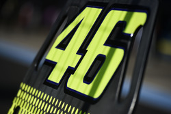 Boxentafel für Valentino Rossi, Yamaha Factory Racing