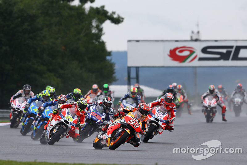 Marc Marquez, Repsol Honda Team alla partenza della gara