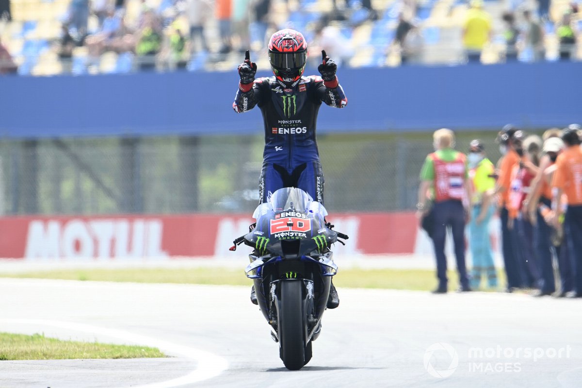 Le vainqueur Fabio Quartararo, Yamaha Factory Racing